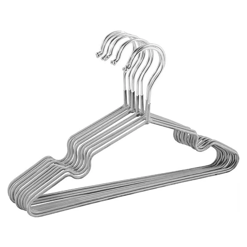 10-Piece Non-Slip Clothes Hangers Grey