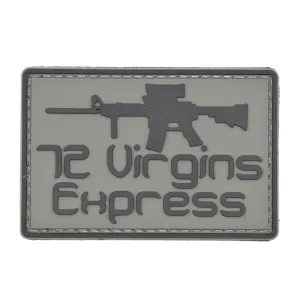 72 Virgins Express Patch Black