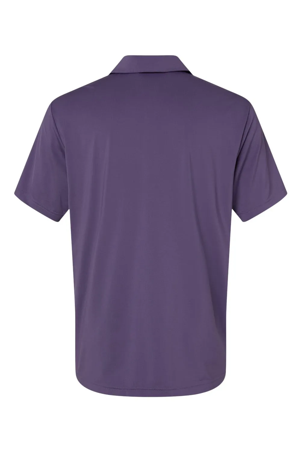 Adidas Mens Ultimate Moisture Wicking Short Sleeve Polo Shirt - Tech Purple