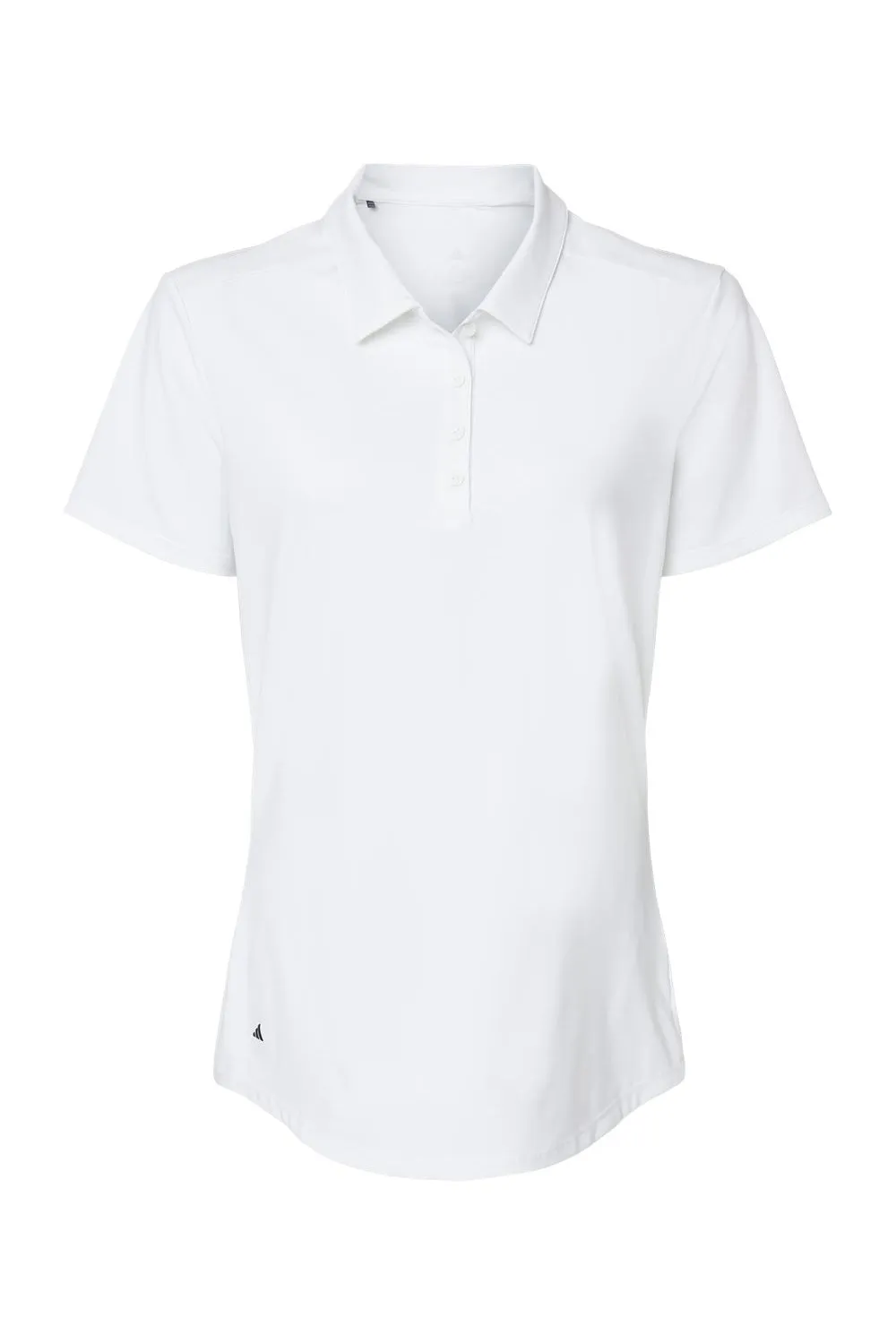 Adidas Womens Ultimate Moisture Wicking Short Sleeve Polo Shirt - White