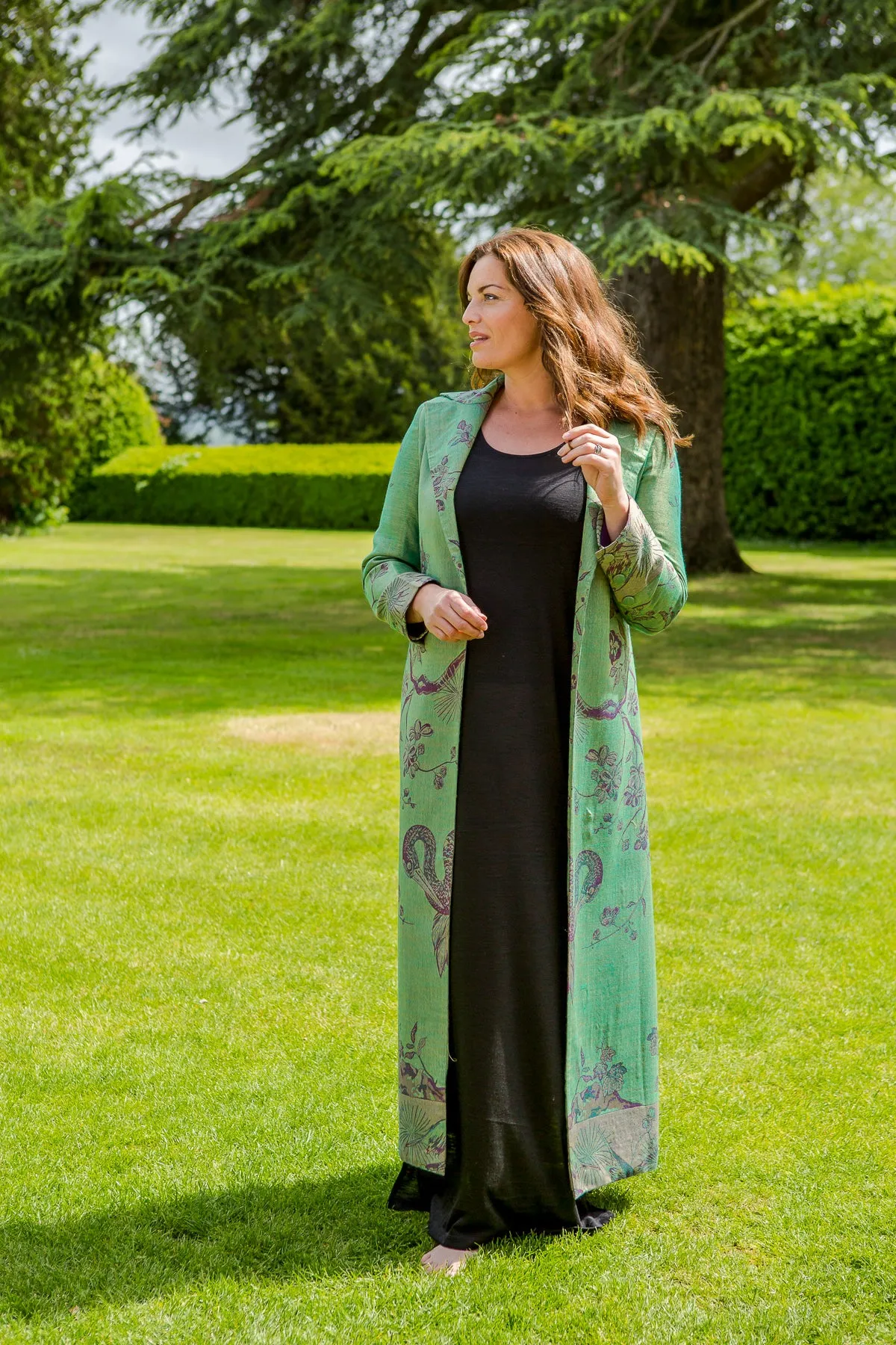 Aquila Coat in Dragonfly Green