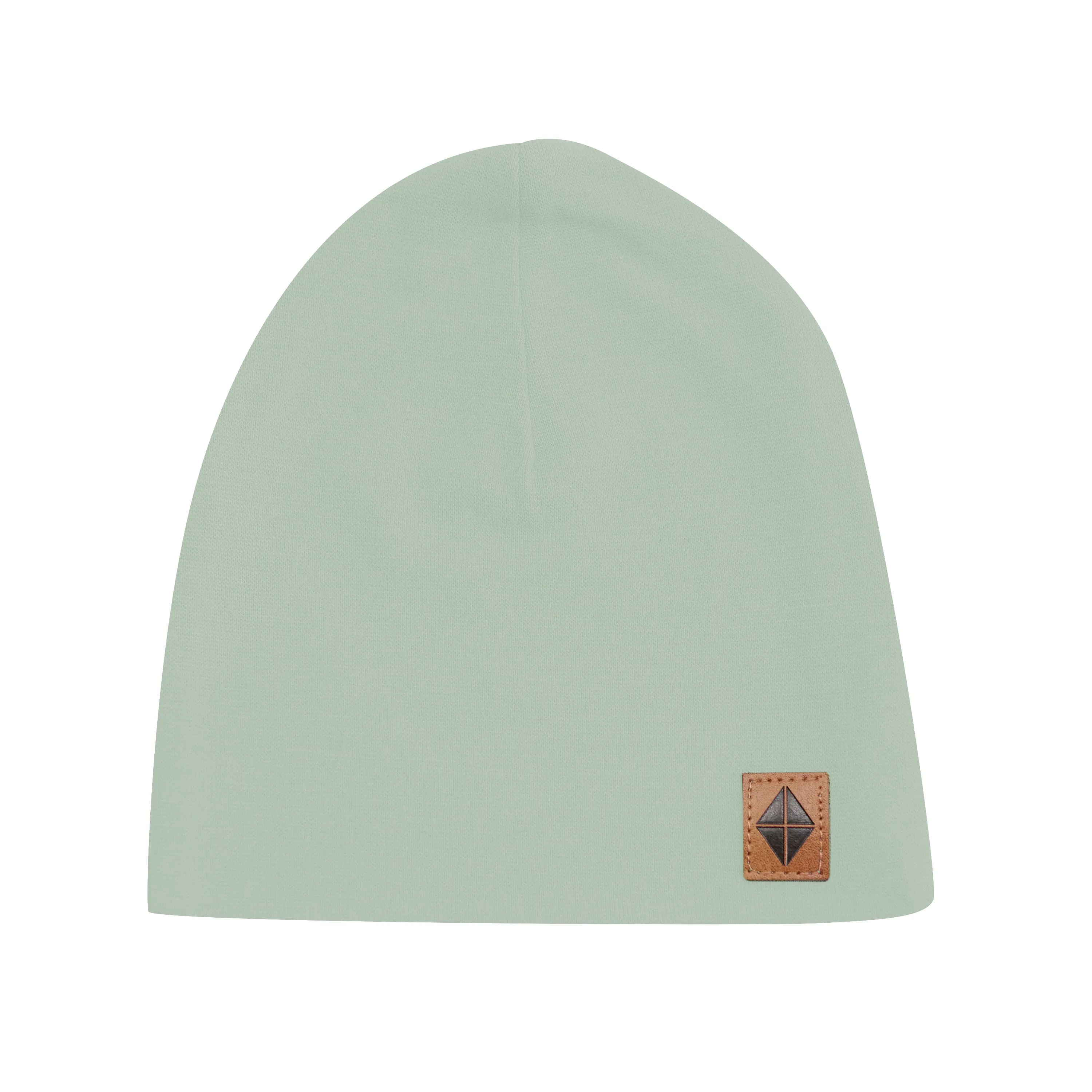 Bamboo Jersey Beanie in Thyme