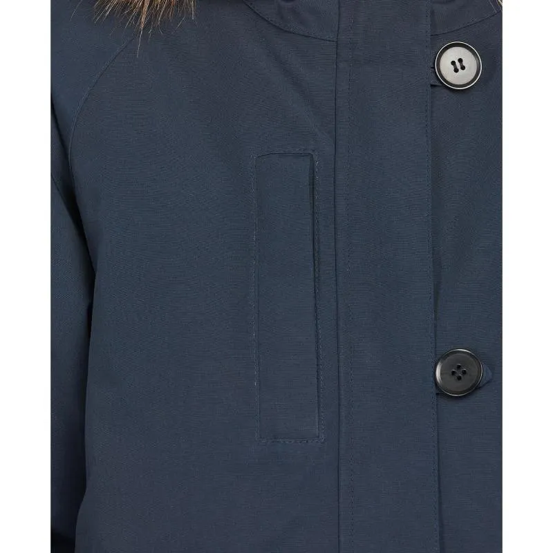 Barbour Warkworth Ladies Waterproof Jacket - Navy/Dark Chambray