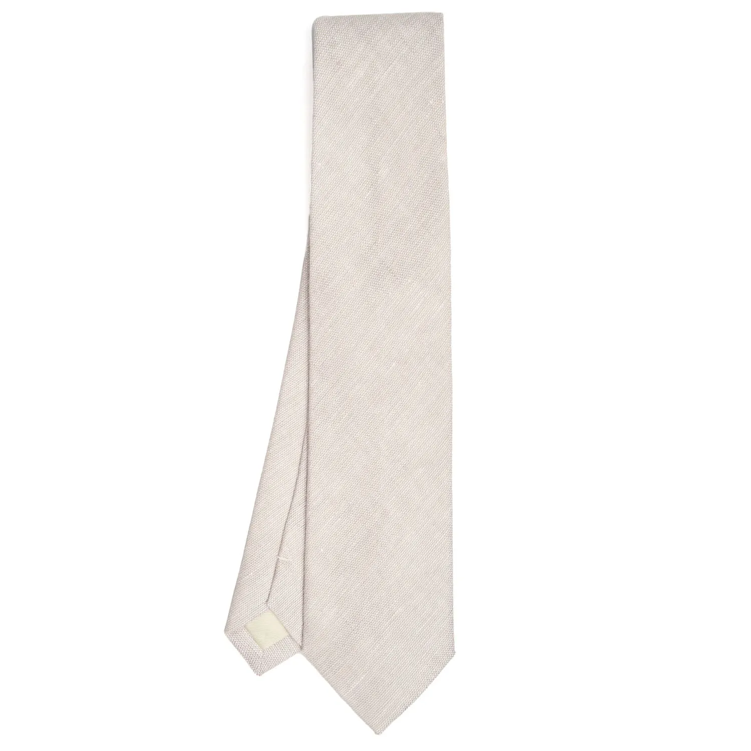 BEIGE SARTORIAL LINEN TIE