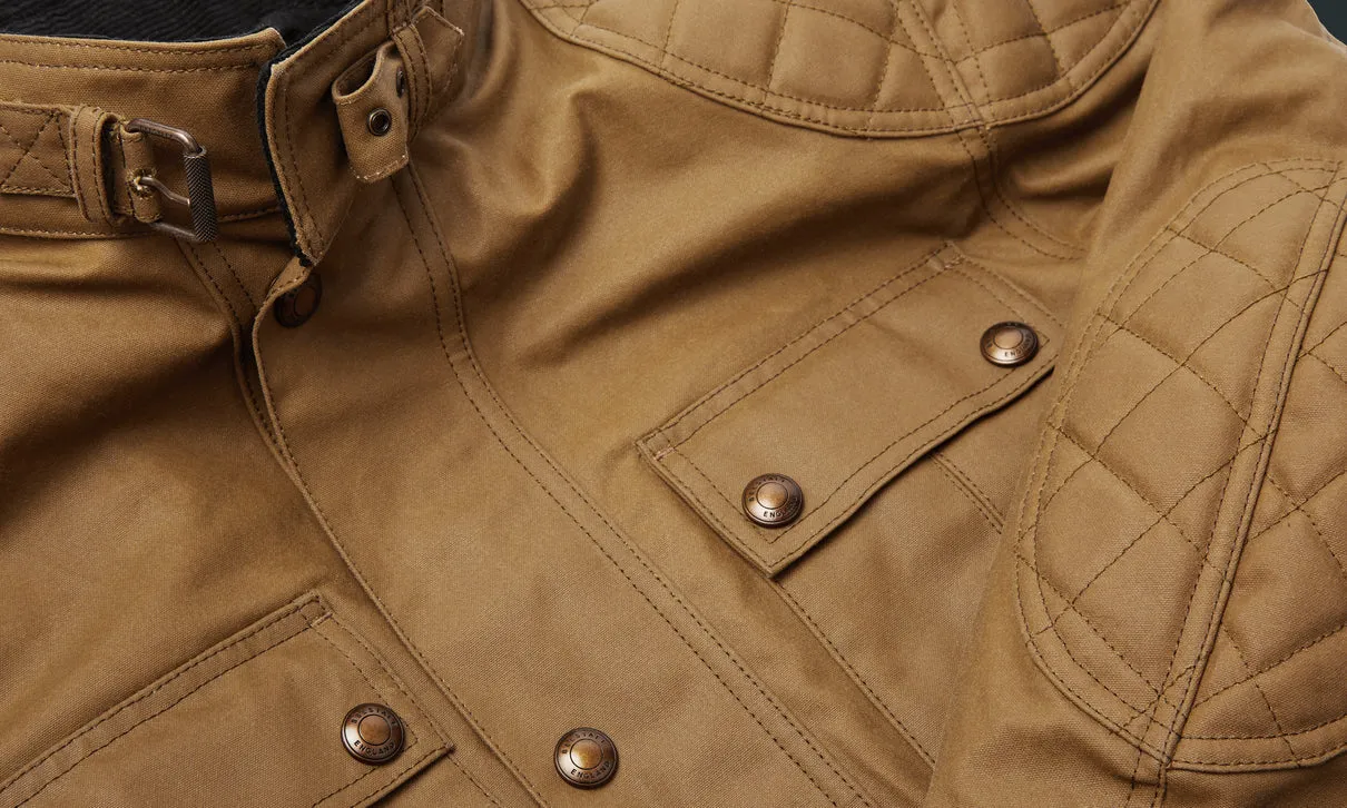 BELSTAFF BROOKLANDS ULTRACORE WAXED COTTON JACKET - SAND