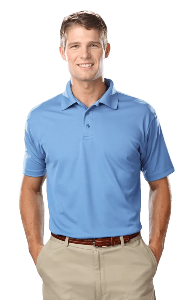 Blue Generation Men's Value Moisture Wicking Polo