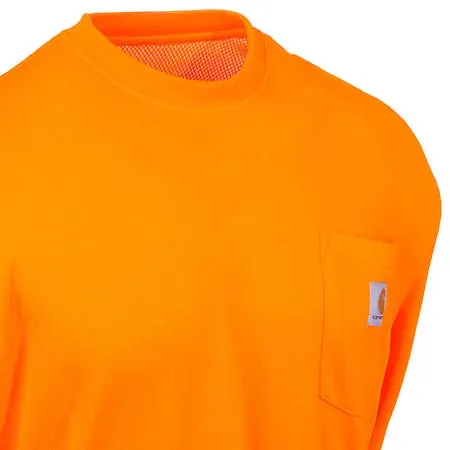 Carhartt Men's Force Color Enhanced Long-Sleeve T-Shirt | Brite Orange