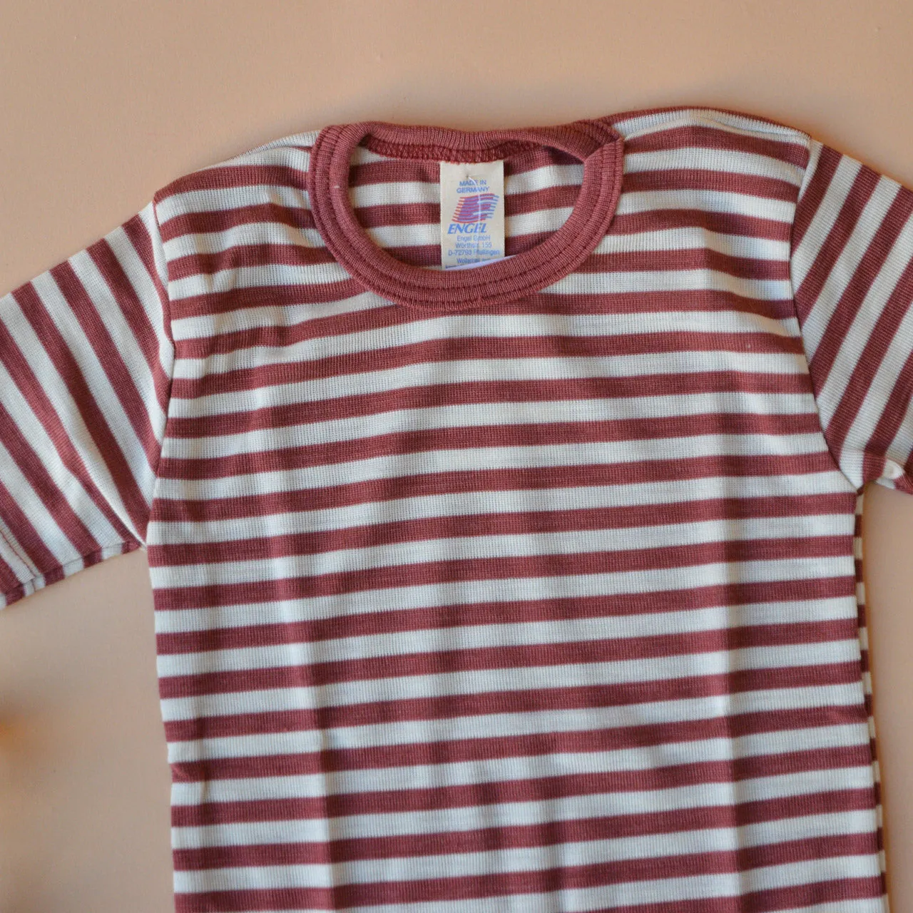 Child's Merino/Silk T-Shirt - Stripes (3-10y) *Limited Edition