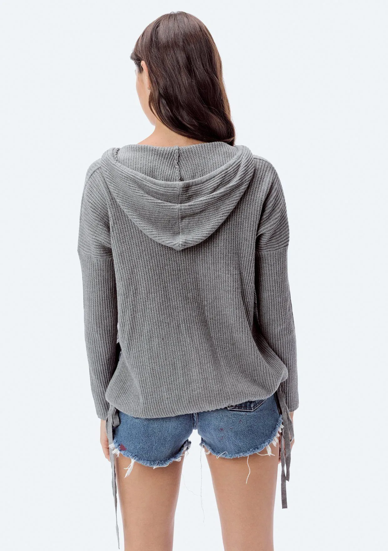 Chloe Waffle Knit Hoodie