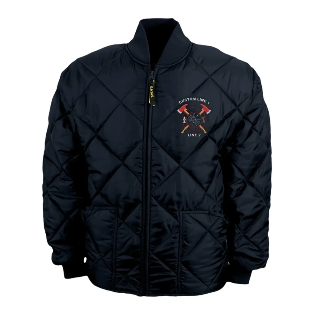 Customized Game The Bravest Jacket with Crossed Axes Embroidery 