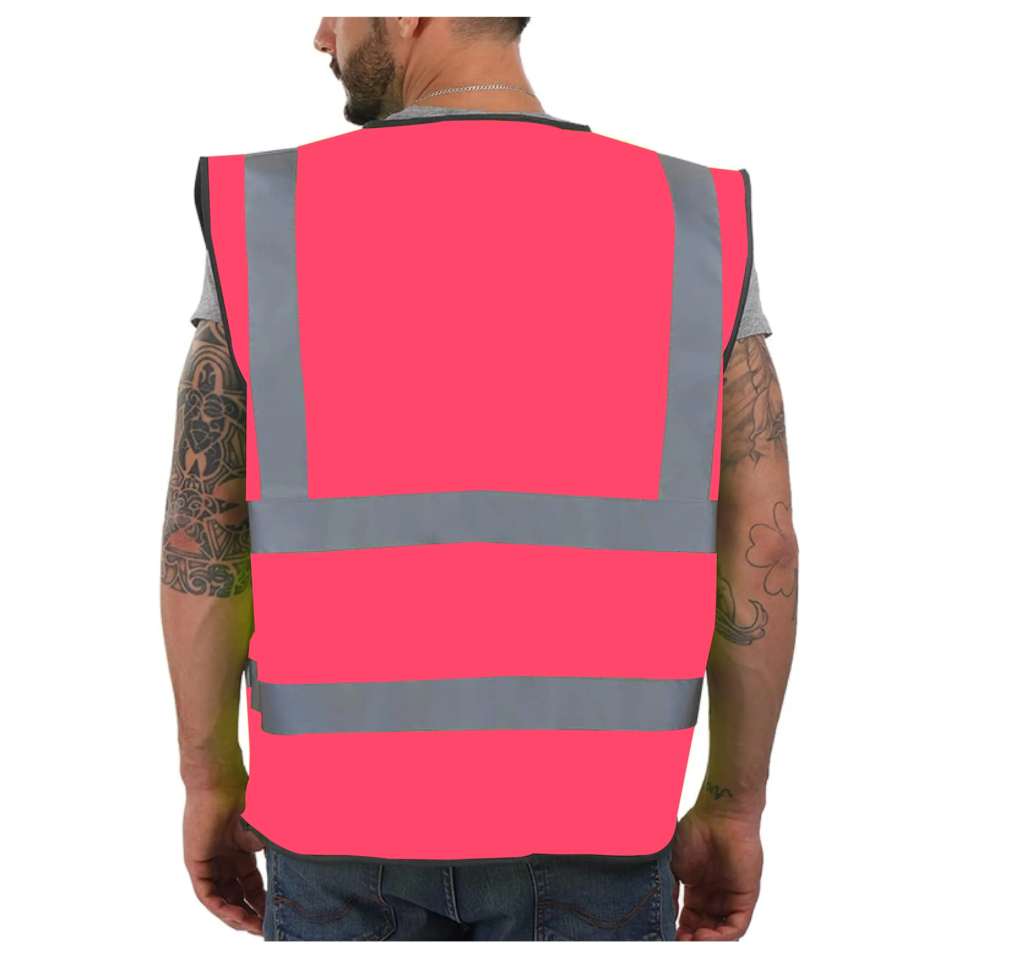 Dib Safety Reflective Vest - Pink