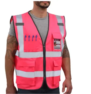 Dib Safety Reflective Vest - Pink