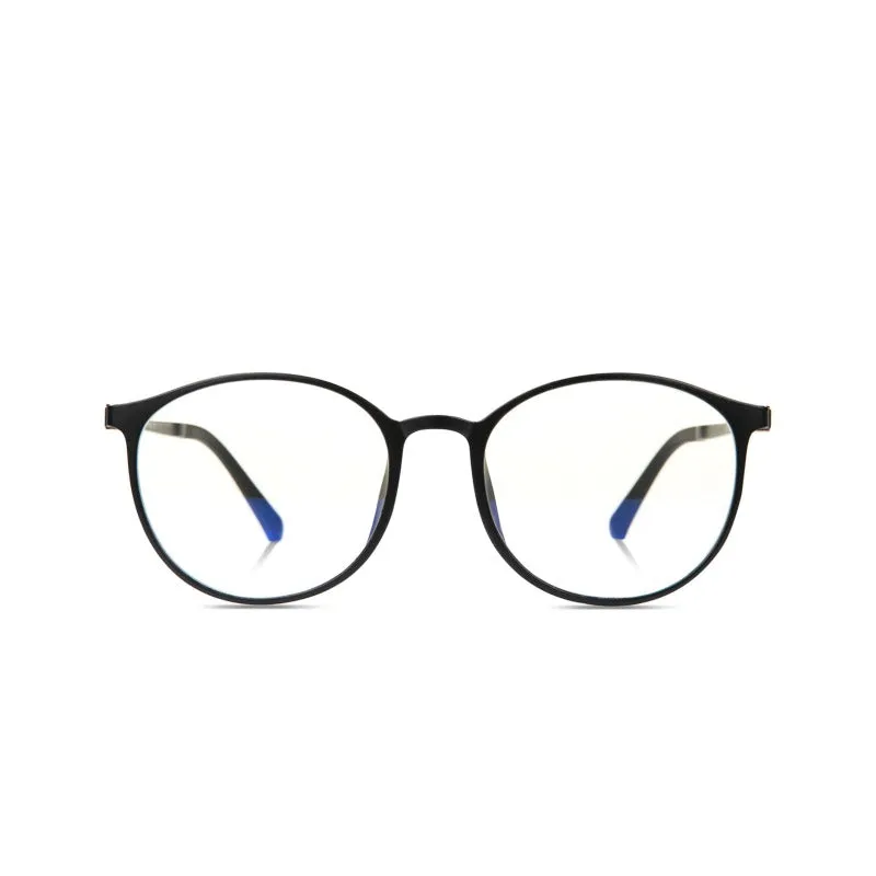 DUCO Blue Light Blocking Glasses Computer Round Eyeglasses Frame Non prescription Glasses 5211