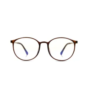 DUCO Blue Light Blocking Glasses Computer Round Eyeglasses Frame Non prescription Glasses 5211