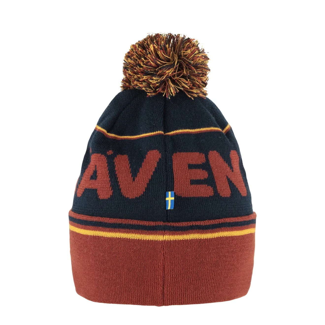 Fjallraven Pom Hat Autumn Leaf / Dark Navy