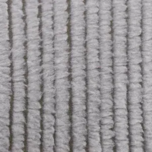 Fog Taupe/Brown Stripe Crepe Fleece Coating Fabric