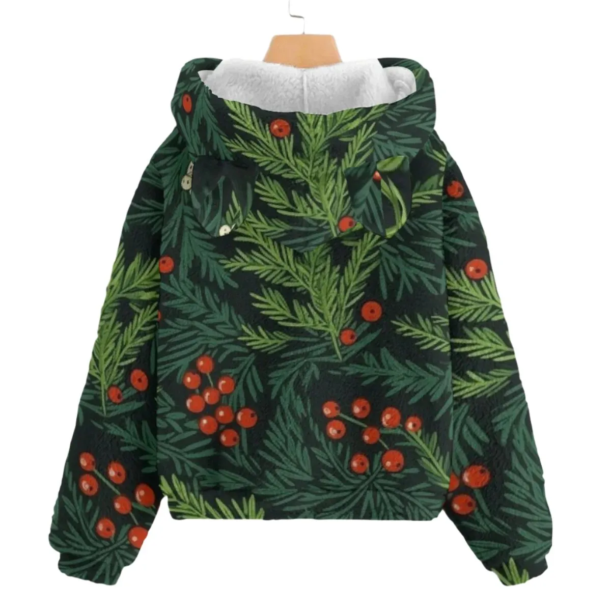 Forest Kid’s Borg Fleece Sweatshirt With Ear