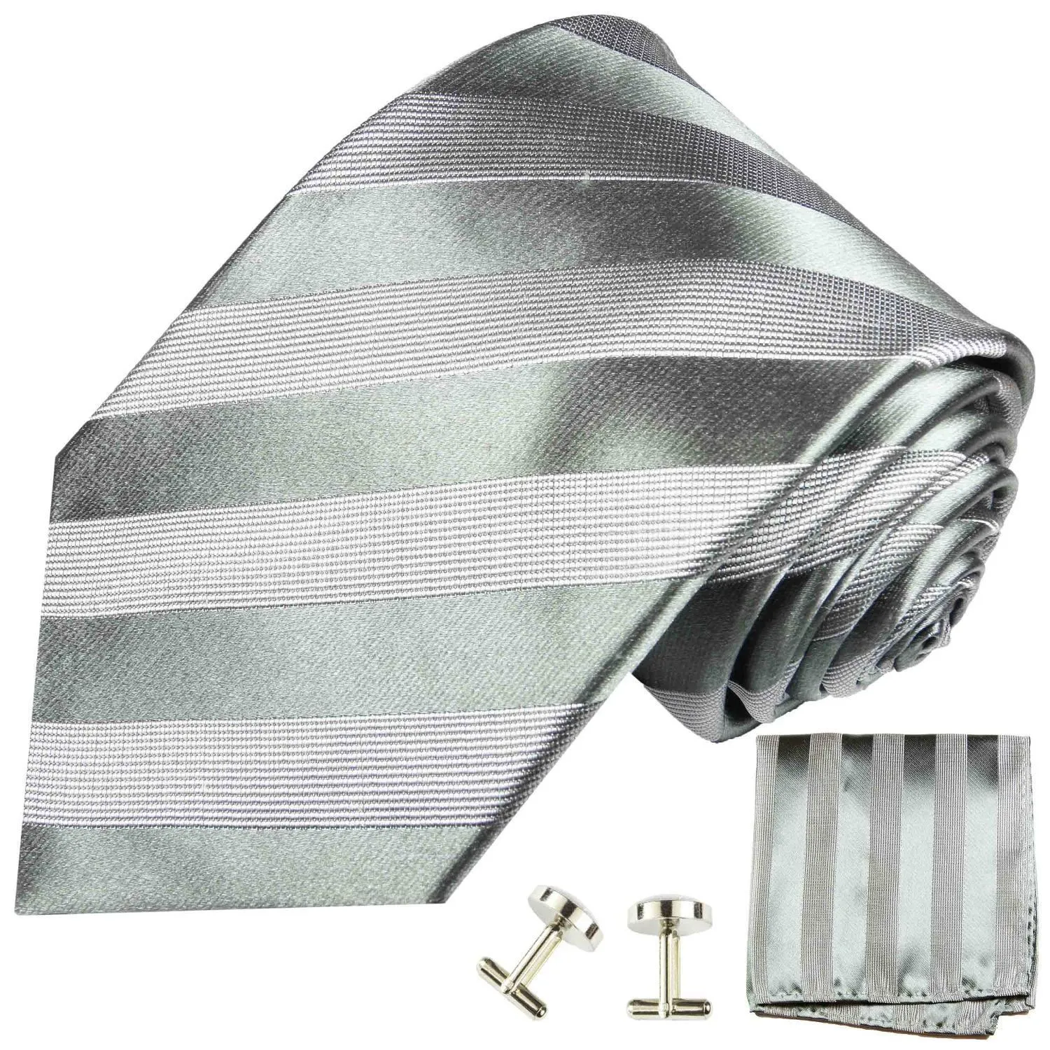 Formal Grey Tone on Tone Necktie