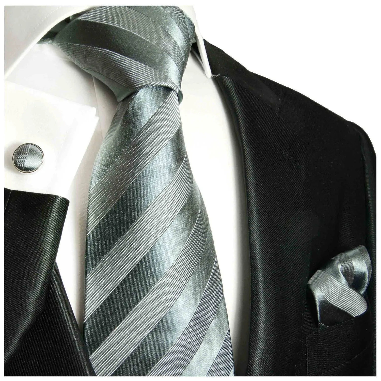 Formal Grey Tone on Tone Necktie