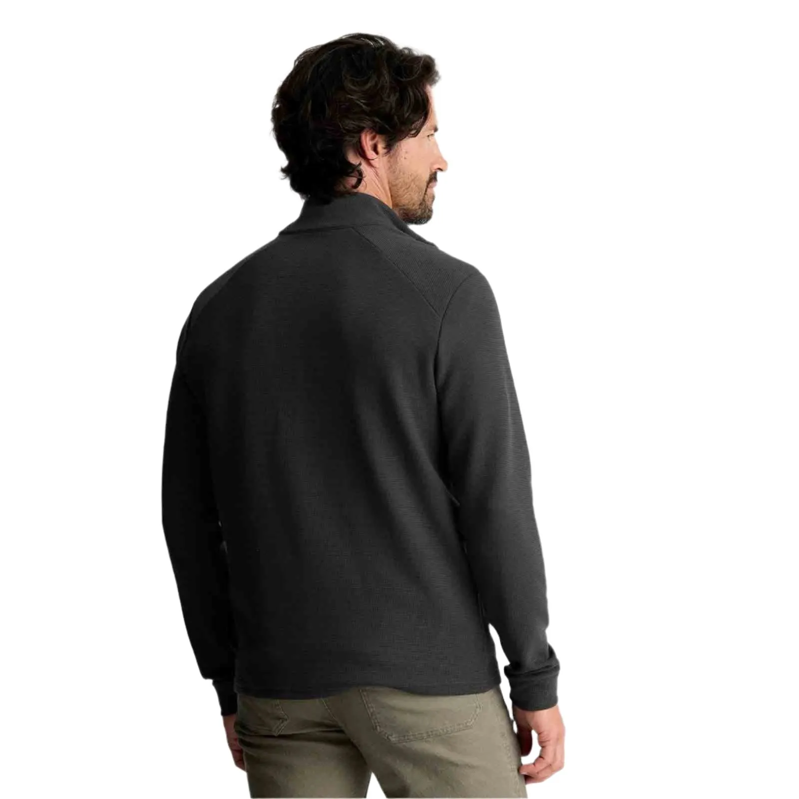 Free Fly Men's Waffle Quarter Zip Pullover