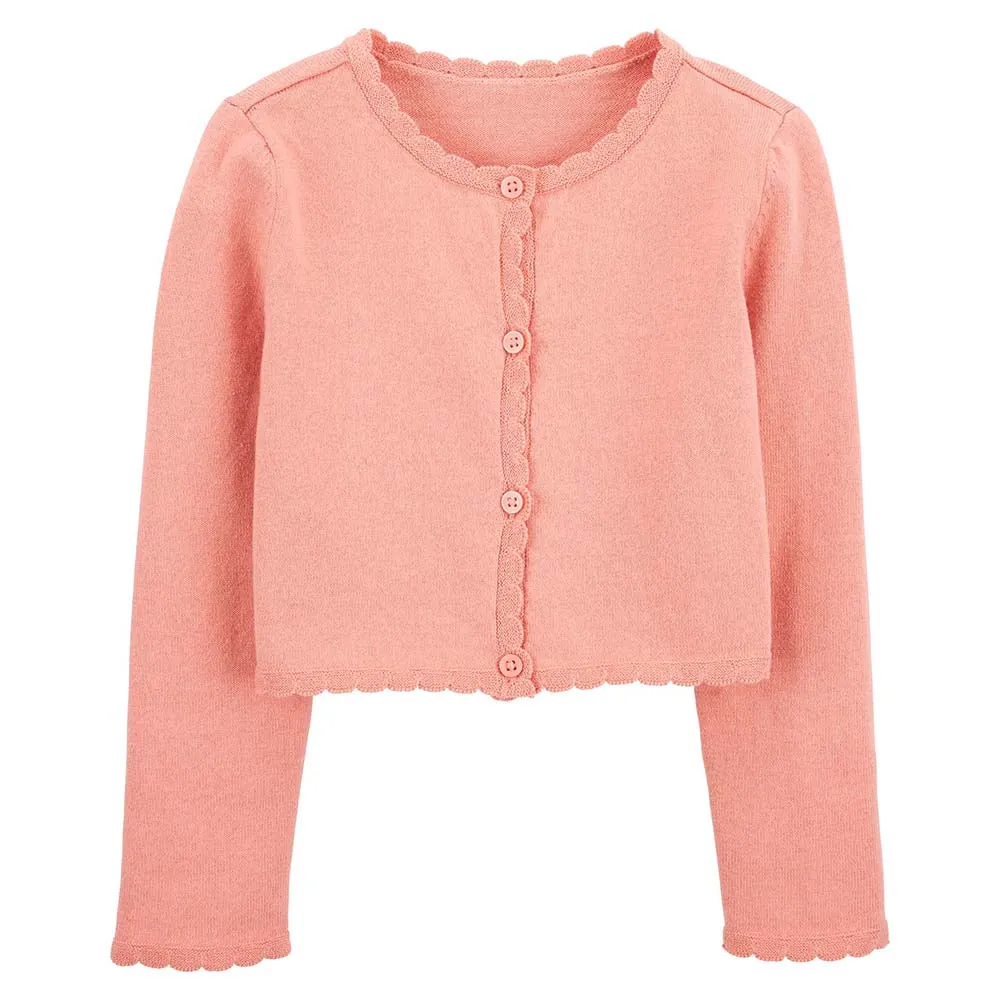 Girls' Button-Front Cardigan