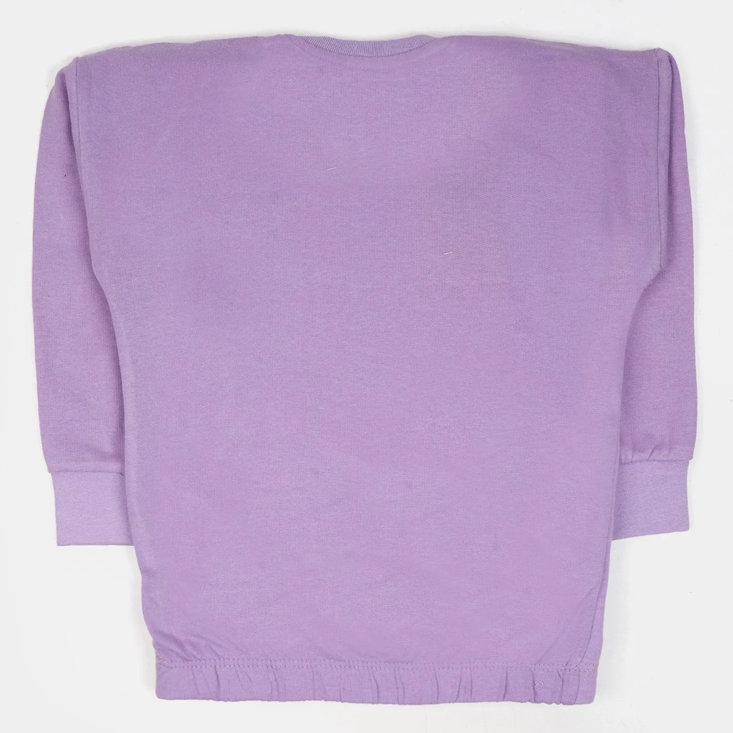 Girls Sweatshirt Flinstones - Purple