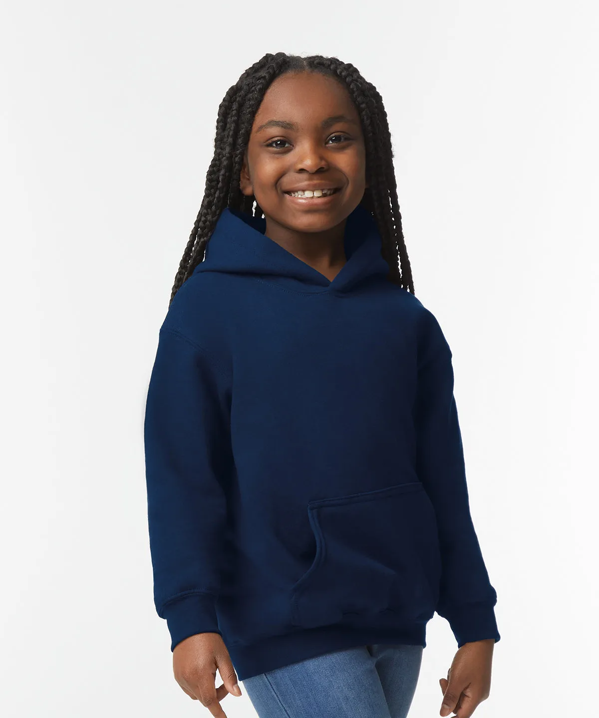 Heavy Blend youth hooded sweatshirt | Carolina Blue