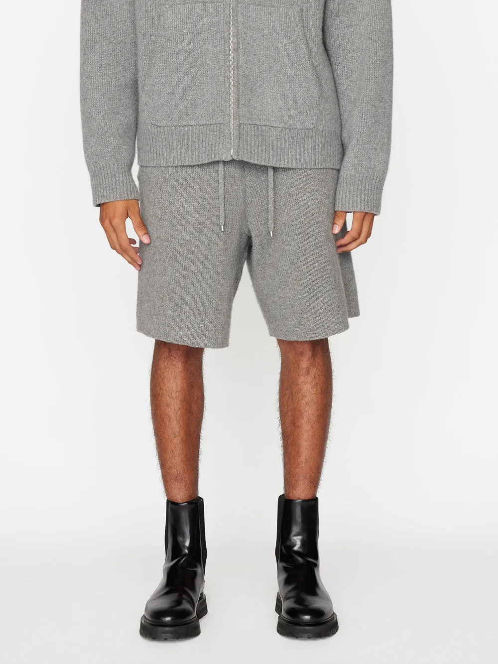 Heavyweight Cashmere Short -- Warm Grey