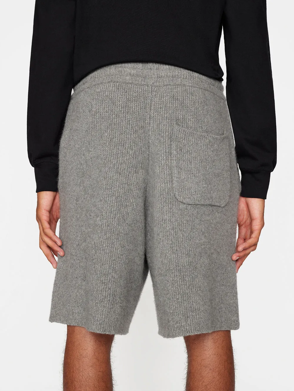 Heavyweight Cashmere Short -- Warm Grey