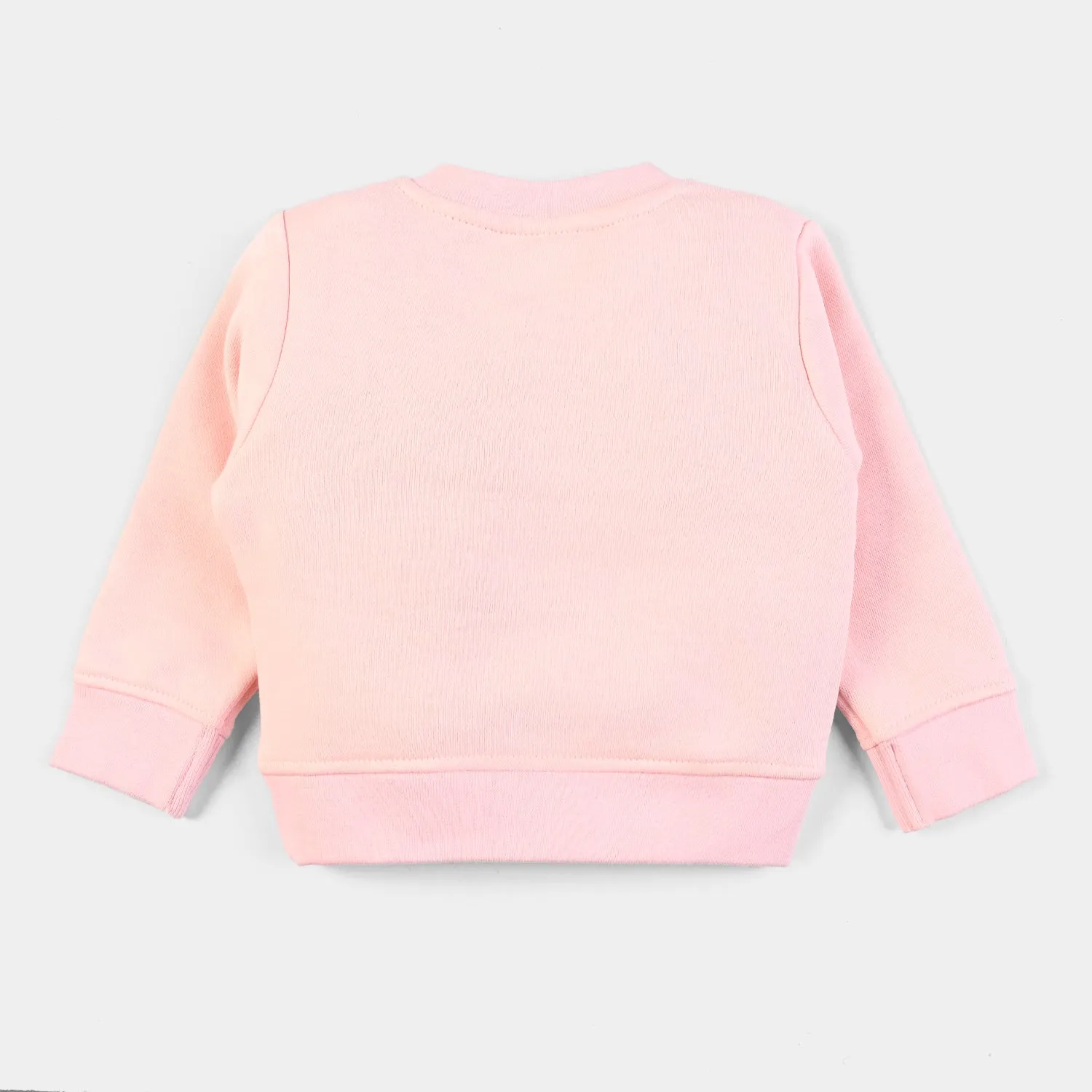 Infants Girls Fleece Sweatshirt Magic Hair-Light Pink