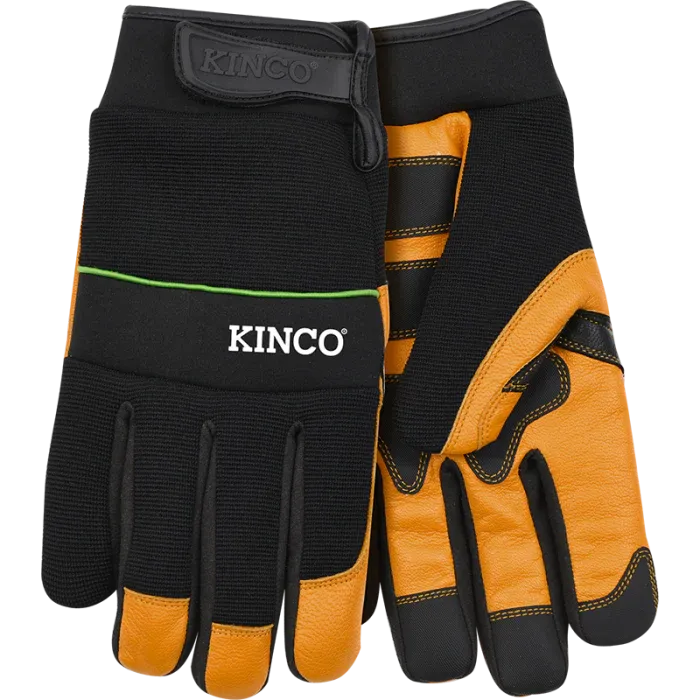 Kinco Pro™ Premium Grain Goatskin & Synthetic Hybrid with Pull-Strap (Large)