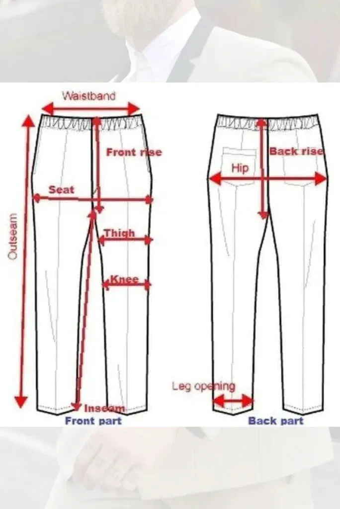 Men Elegant Red Pant Formal Wear Trouser Gift for Men Red Trousers Groomsmen Gift