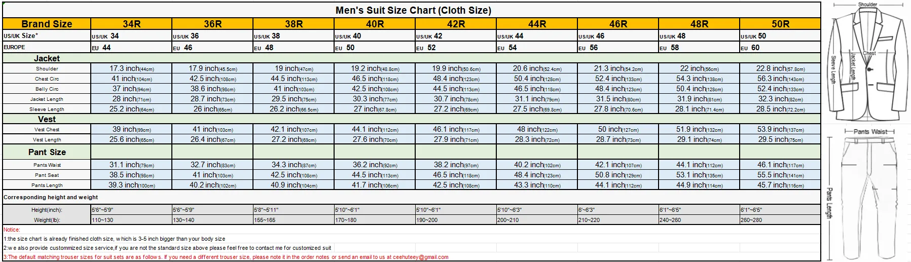 Men's 2 Pieces Peak Lapel Slim Fit One Button Gent Suit (Blazer Pants)