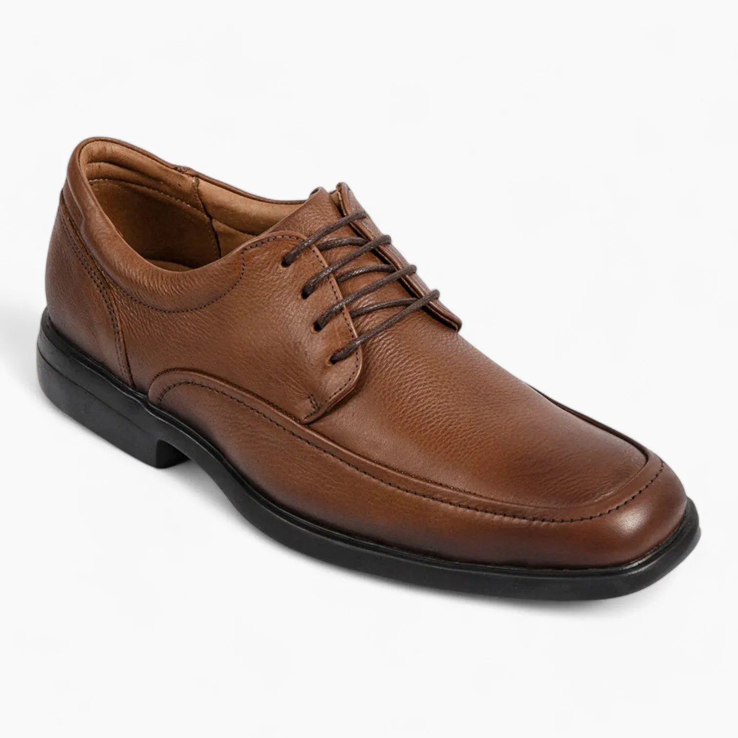 Men's Brown Leather Formal Shoes by Anatomic&Co – Sabino Lace-Up