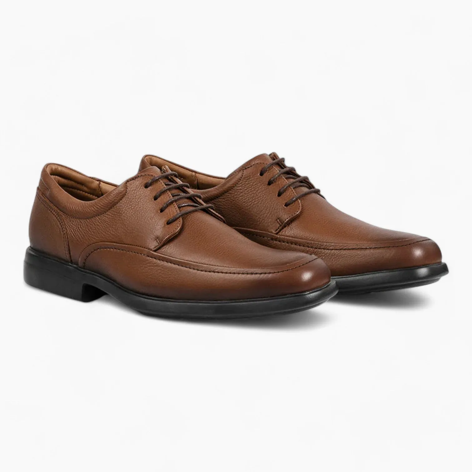 Men's Brown Leather Formal Shoes by Anatomic&Co – Sabino Lace-Up