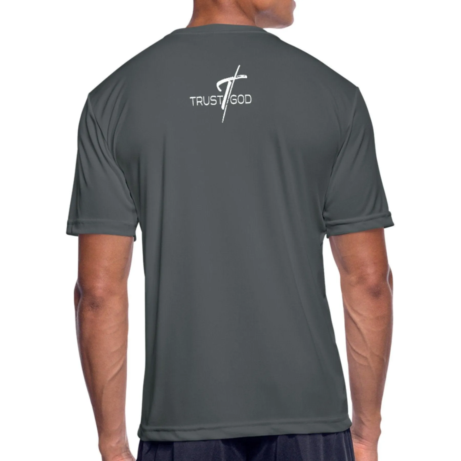 Men's Moisture Wicking Performance T-Shirt, Trust in God