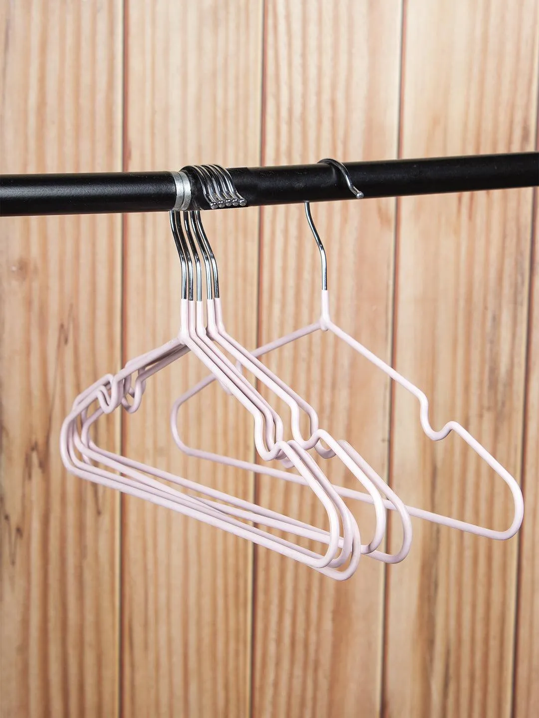 Modern Cloth Hanger, Peach, Iron, Set of 10