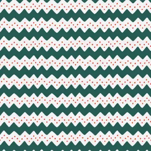 Nordic Knitting Ornamental - Green/White