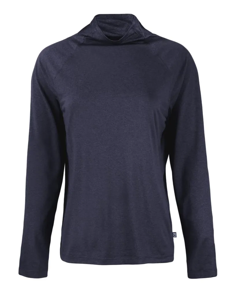 OUTLET-Cutter & Buck Coastline Epic Comfort Eco Recycled Ladies Funnel Neck