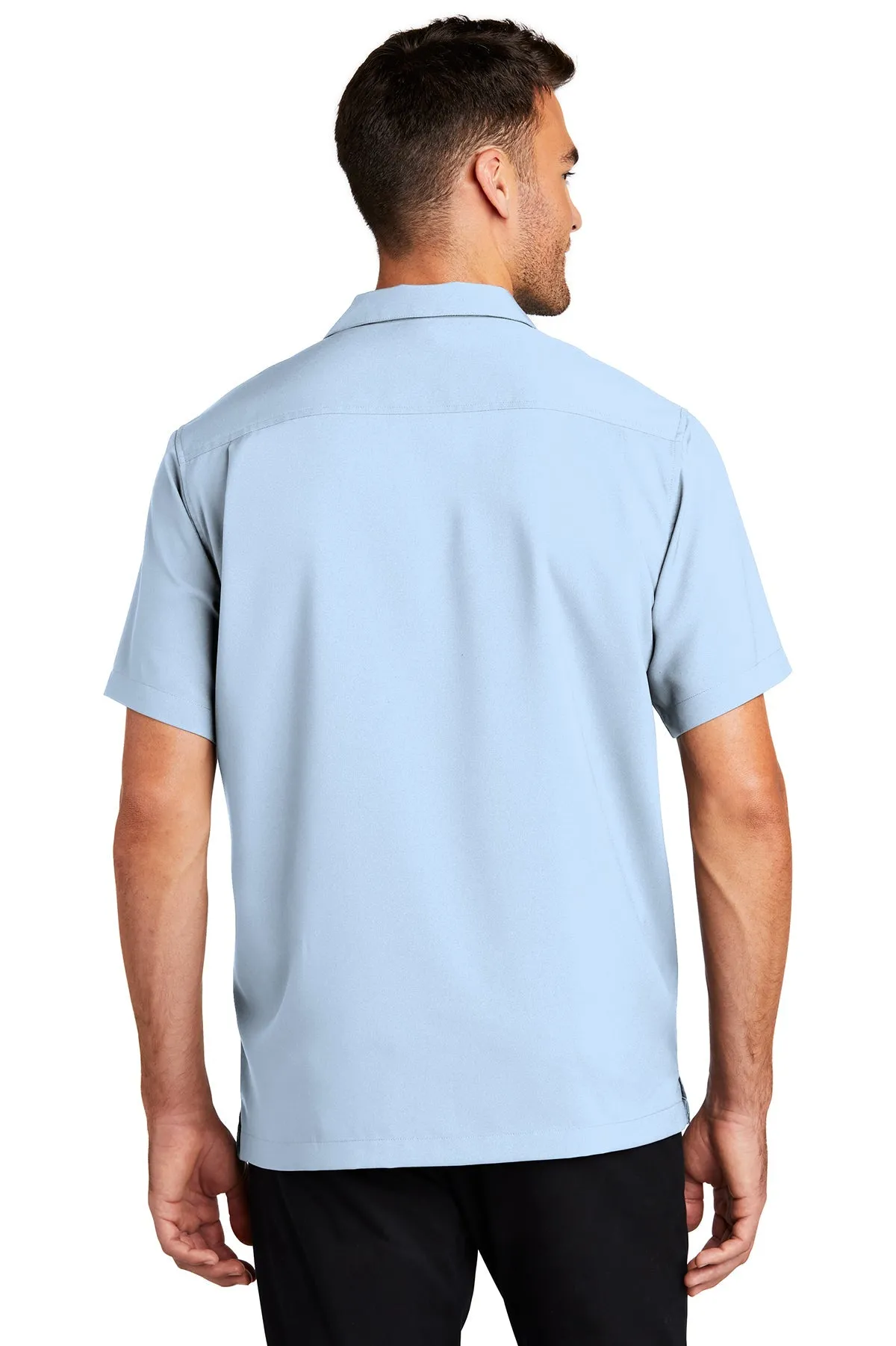 Port Authority Short Sleeve Performance Custom Shirts, Cloud Blue