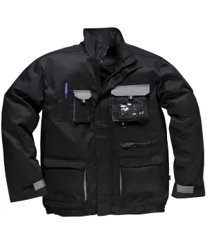 Portwest Texo contrast jacket (TX10) | Black/Grey