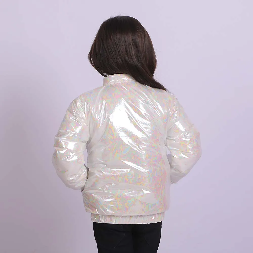 Puffer jacket For Girls - R-White