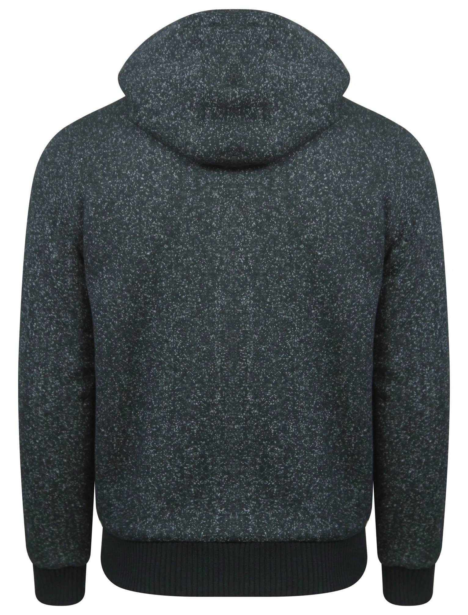 Rammer Sherpa Lined Hoodie in Dark Blue Fleck - Dissident