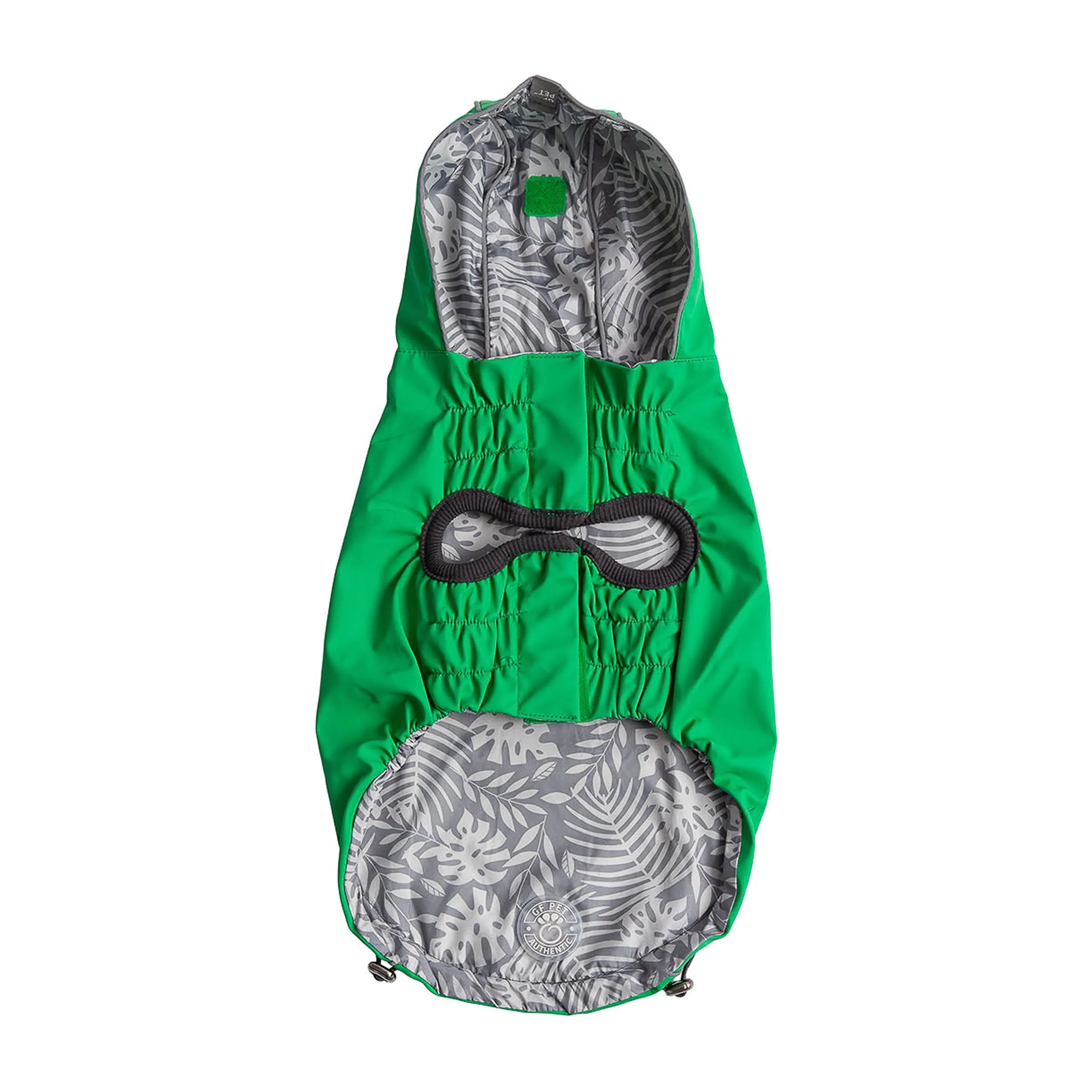 Reversible Elasto-Fit Raincoat - Green