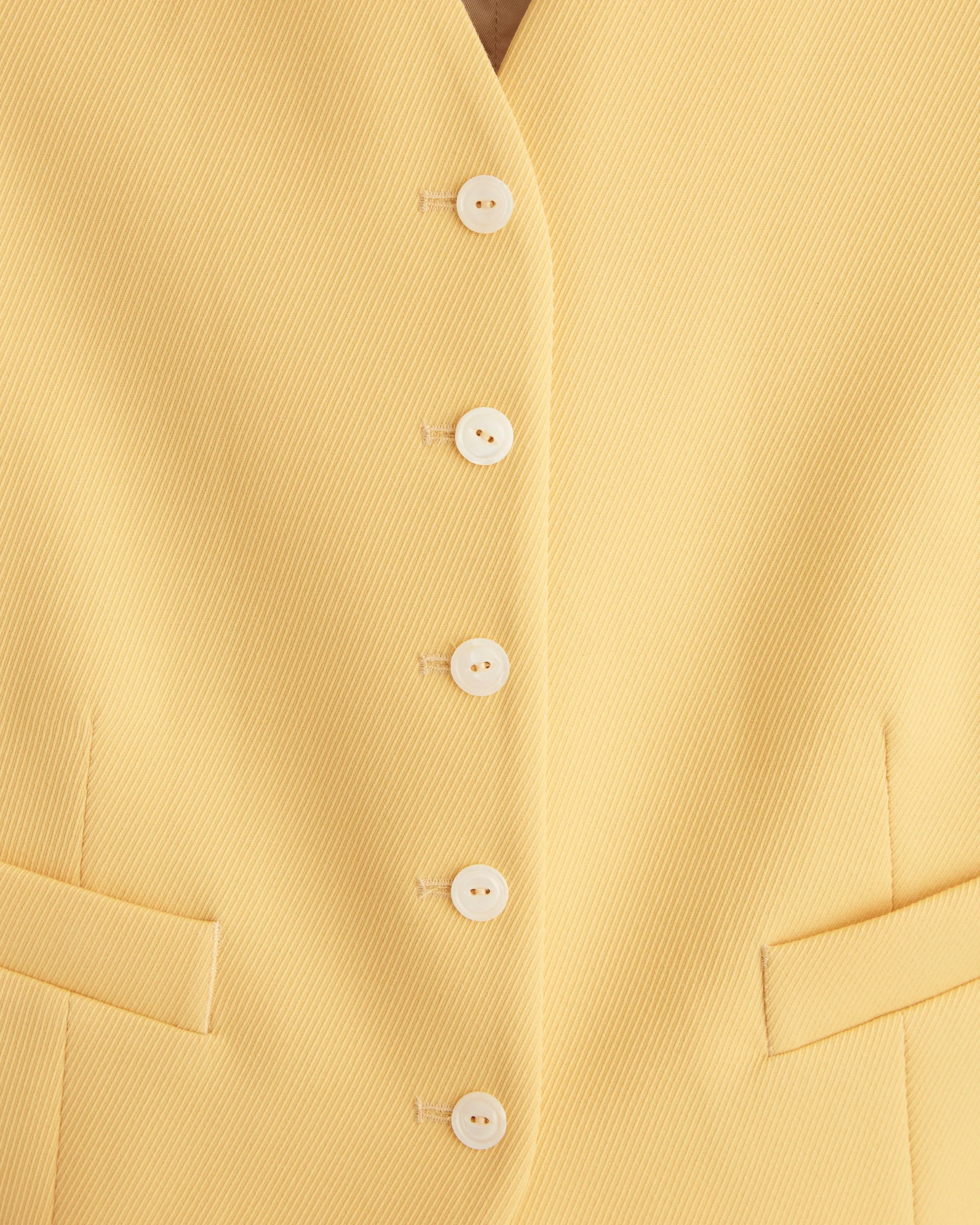 Riding Twill Waistcoat - Yellow