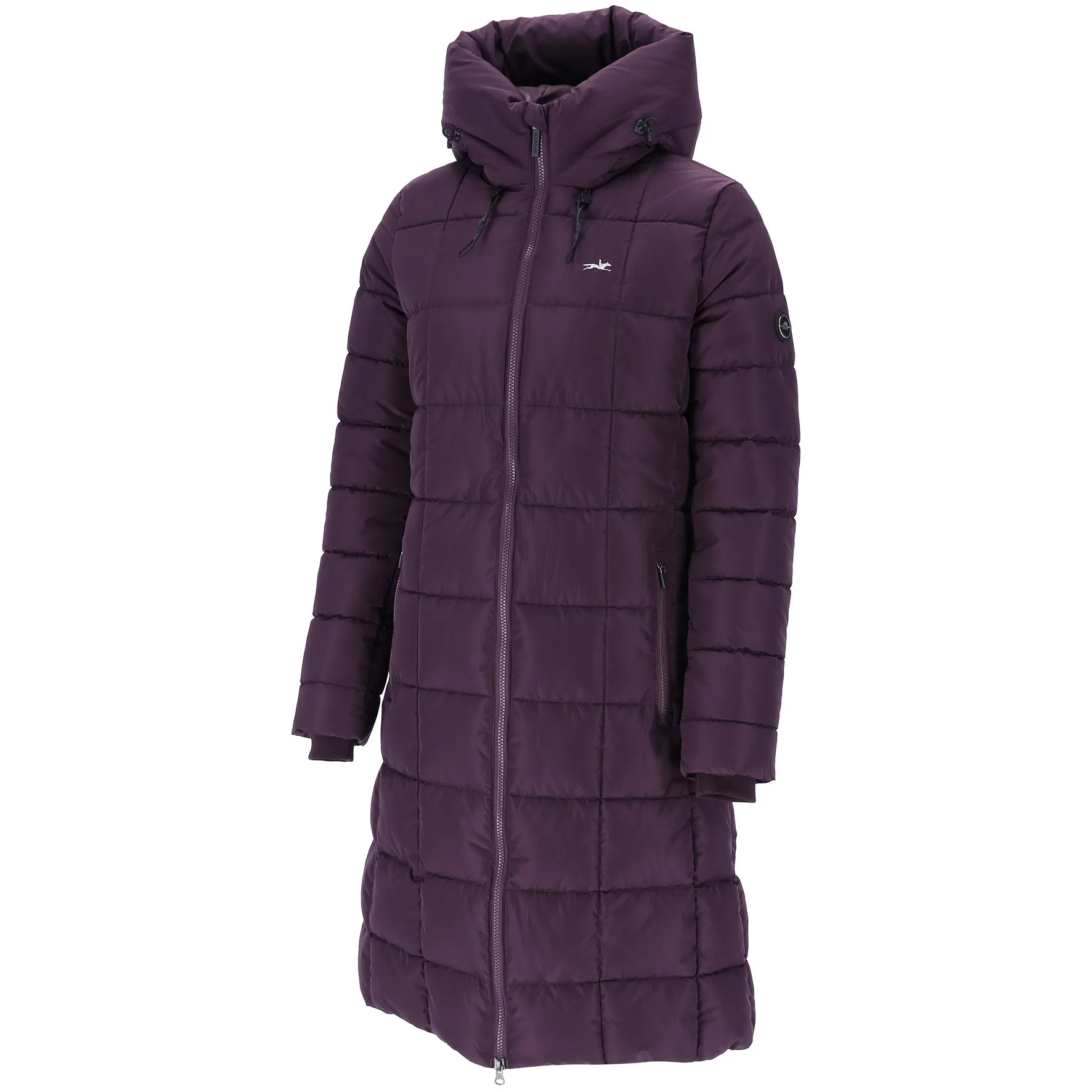 Schockemohle SPKyra Ladies Long Winter Coat, Deep Mauve