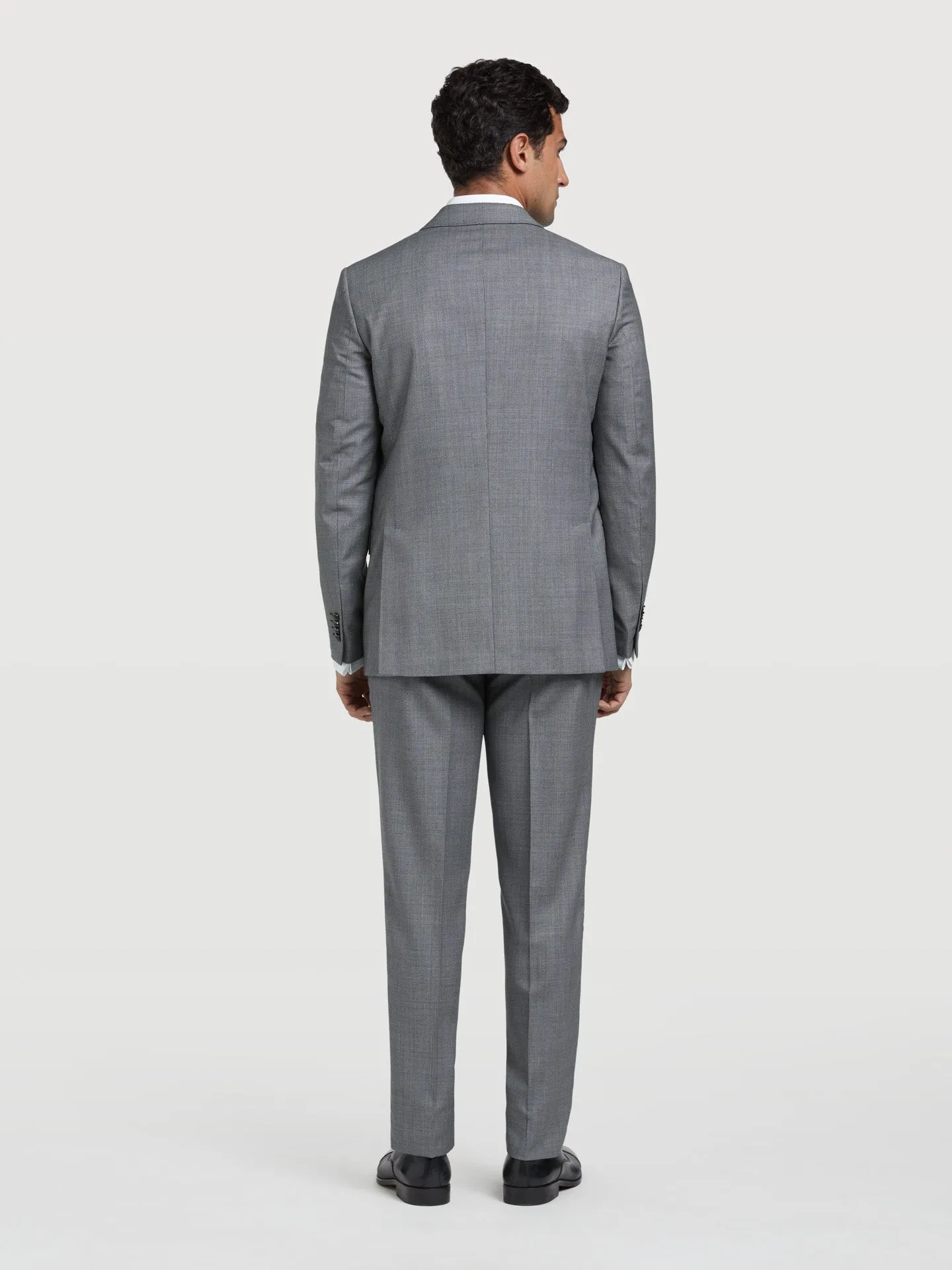 Slim Fit 4 Seasons Birdeye Italian Fabric Suit