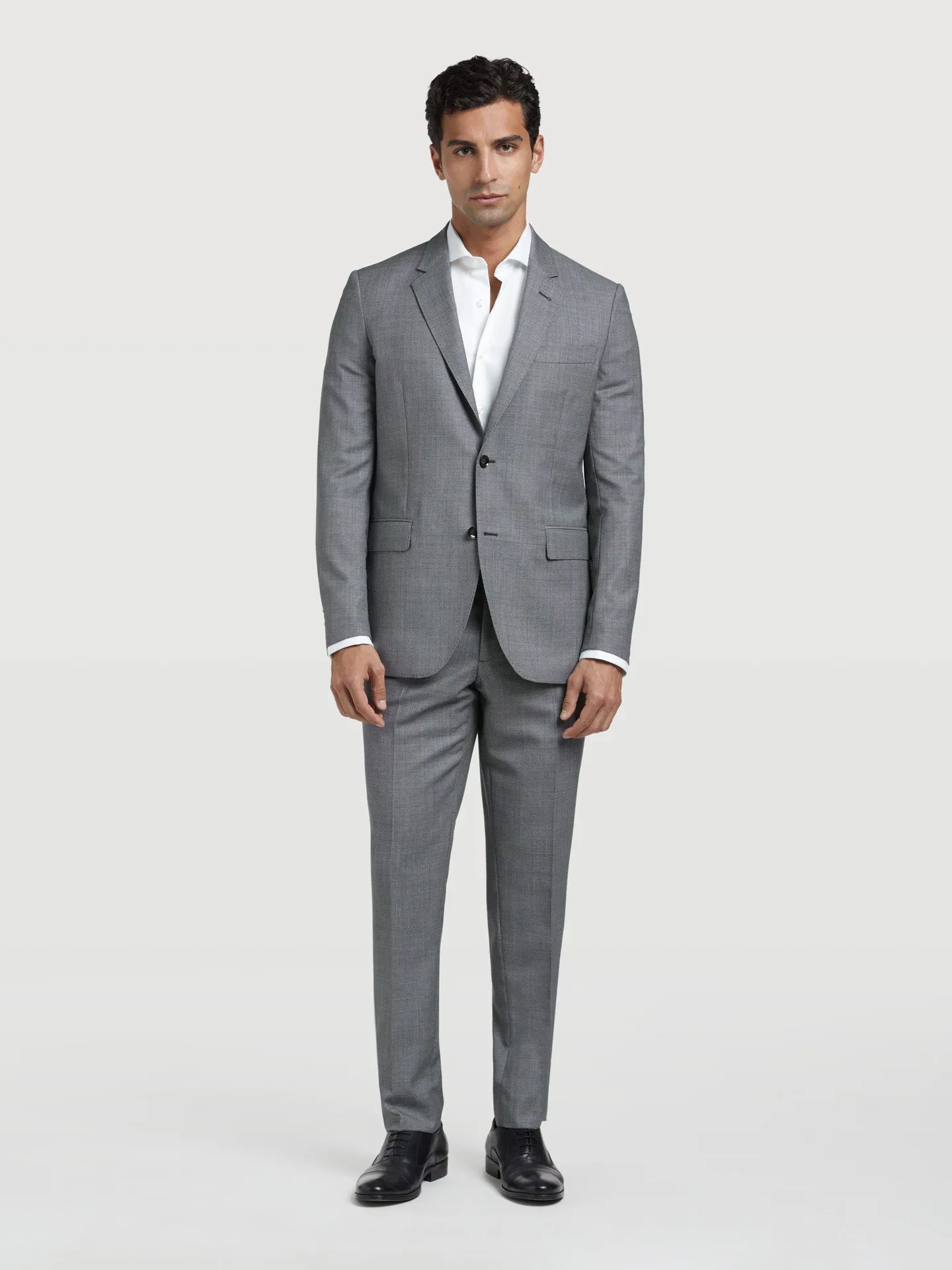 Slim Fit 4 Seasons Birdeye Italian Fabric Suit