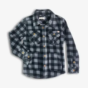 Snow Fleece Shirt | Grey/Black Check