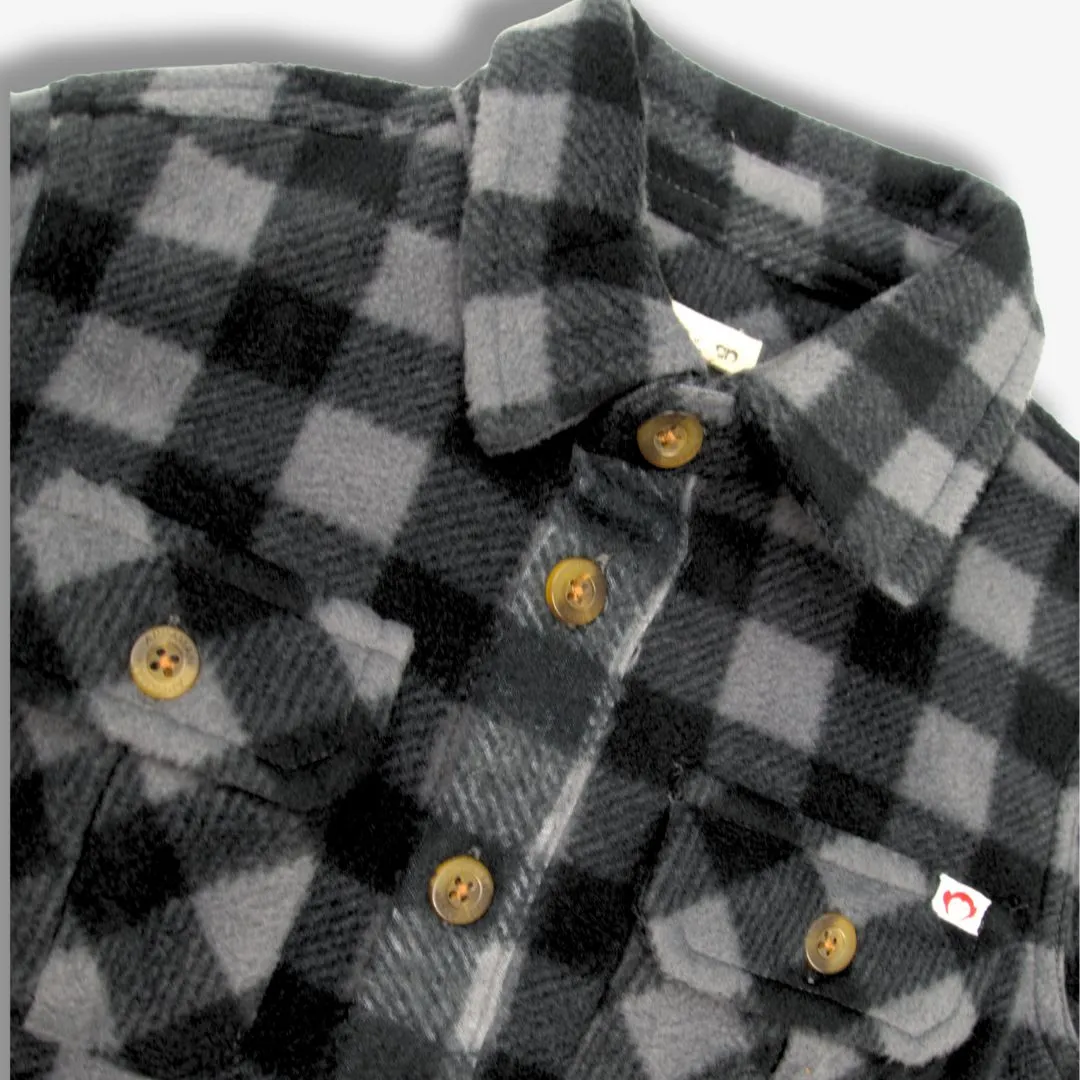 Snow Fleece Shirt | Grey/Black Check